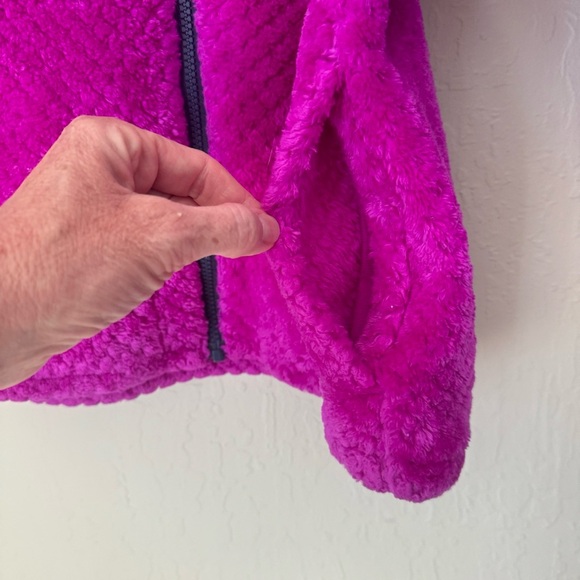 COLUMBIA Fire Side Sherpa Full Zip Fleece Jacket Magenta Pink Warm Style 1896811 - Picture 9 of 13